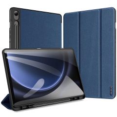 Dux Ducis Coque tablette Domo Samsung Galaxy Tab S9 FE - Bleu foncé