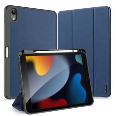 Dux Ducis Étui de téléphone portefeuille Domo iPad 10.9 (2022) - Bleu foncé