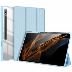 Dux Ducis Étui de téléphone portefeuille Toby Samsung Galaxy Tab S8 Ultra - Bleu