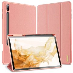 Dux Ducis Coque tablette Domo Samsung Galaxy Tab S8 Plus / S7 Plus - Rose