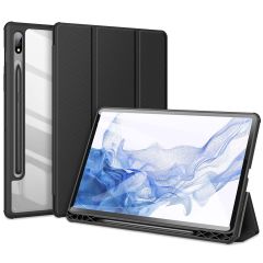 Dux Ducis Étui de téléphone portefeuille Toby Samsung Galaxy Tab S8 / S7 - Noir