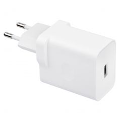 Realme Adaptateur secteur d'origine - Chargeur sans câble - Port USB - 18W - Blanc