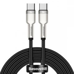 Baseus Cafule Series câble USB-C vers USB-C - Métal - 100 Watt - 2 mètres - Noir