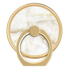 iDeal of Sweden Magnetic Ring Mount - Bague téléphone - Golden Pearl Marble