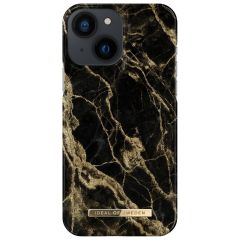 iDeal of Sweden Coque Fashion iPhone 13 Mini - Golden Smoke Marble