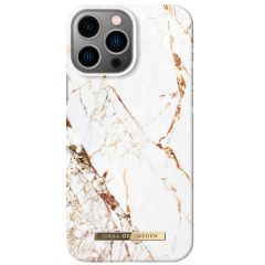 iDeal of Sweden Coque Fashion iPhone 13 Pro Max - Carrara Gold