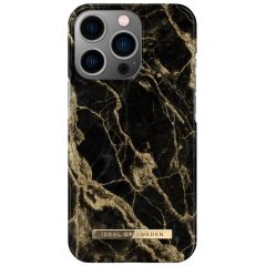 iDeal of Sweden Coque Fashion iPhone 13 Pro - Golden Smoke Marble