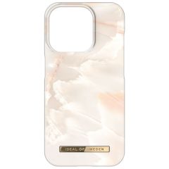 iDeal of Sweden Coque Fashion iPhone 15 Pro - Rose Pearl Marble