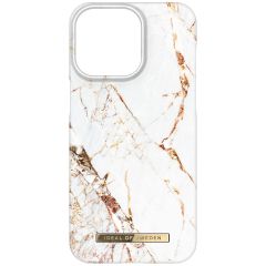 iDeal of Sweden Coque Fashion iPhone 15 Pro Max - Carrara Gold