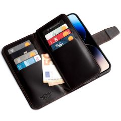 Wachikopa Étui de téléphone portefeuille Multi Wallet iPhone 14 Pro - Dark Brown