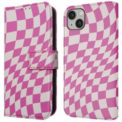 iMoshion Étui de téléphone portefeuille Design iPhone 14 - Retro Pink