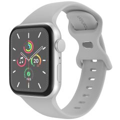 iMoshion Bracelet en silicone⁺ Apple Watch Series 1-9 / SE / Ultra (2) - 42/44/45/49 mm - Fog - Taille M/L
