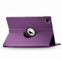 iMoshion Coque tablette rotatif iPad Pro 12.9 (2022) / Pro 12.9 (2021) / Pro 12.9 (2020) - Violet