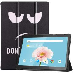 iMoshion Étui à rabat Design Trifold Lenovo Tab M10 - Don't Touch