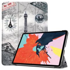iMoshion Coque tablette Design Trifold iPad Air 11 pouces (2024) M2 / Air 5 (2022) / Air 4 (2020) - Paris