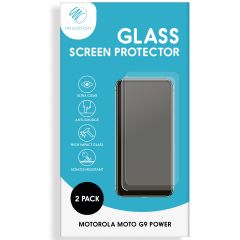 iMoshion Protection d'écran en verre trempé 2 pack Moto G9 Power