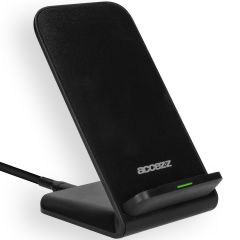 Accezz Chargeur Desk sans fil Qi - 10 watts - Noir