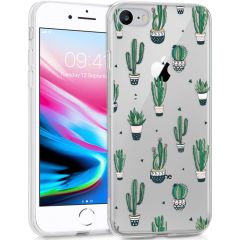 iMoshion Coque Design iPhone SE (2022 / 2020) / 8 / 7 - Allover Cactus