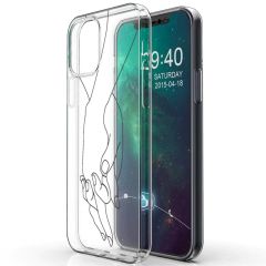 iMoshion Coque Design iPhone 12 (Pro) - Holding Hands 