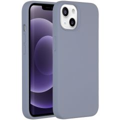 Accezz Coque Liquid Silicone iPhone 13 - Lavender Gray