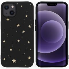 iMoshion Coque Design iPhone 13 - Etoiles / Noir