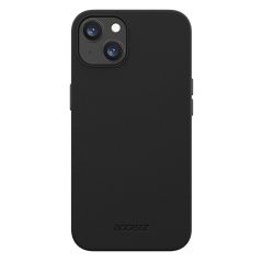 Accezz Coque en cuir avec MagSafe iPhone 13 - Noir