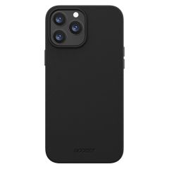 Accezz Coque en cuir avec MagSafe pour l'iPhone 13 Pro Max - Noir