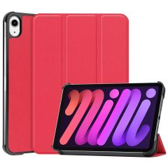 iMoshion Étui de tablette portefeuille Trifold iPad Mini 6 (2021) - Rouge
