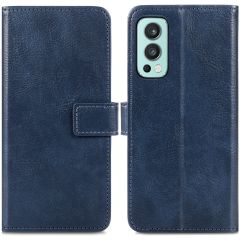 iMoshion Étui de téléphone portefeuille Luxe OnePlus Nord 2 - Bleu foncé