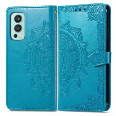 iMoshion Etui de téléphone portefeuille Mandala OnePlus Nord 2 - Turquoise