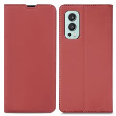 iMoshion Étui de téléphone Slim Folio OnePlus Nord 2  - Rouge