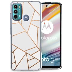 iMoshion Coque Design Motorola Moto G60 - White Graphic