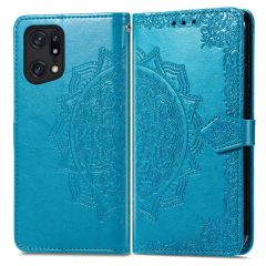 iMoshion Etui de téléphone Mandala Oppo Find X5 5G - Turquoise