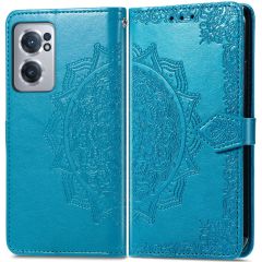 iMoshion Etui de téléphone portefeuille Mandala OnePlus Nord CE 2 5G - Turquoise