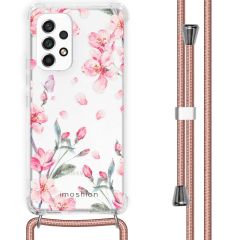 iMoshion Coque Design avec cordon Samsung Galaxy A53 - Fleur - Rose