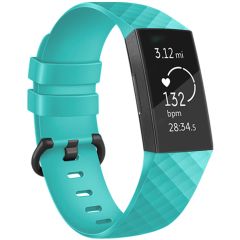 iMoshion Bracelet silicone Fitbit Charge 3 / 4 - Teal Blue