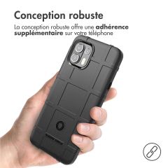 iMoshion Coque Arrière Rugged Shield Motorola Edge 20 Lite - Noir