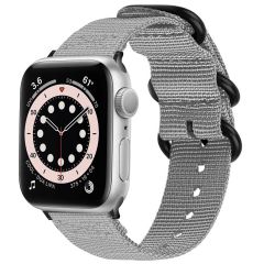 iMoshion Bracelet en nylon Apple Watch Series 1-9 / SE - 38/40/41mm - Gris