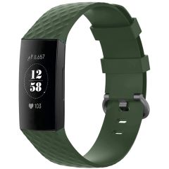 iMoshion Bracelet en silicone Fitbit Charge 3 / 4 - Vert foncé