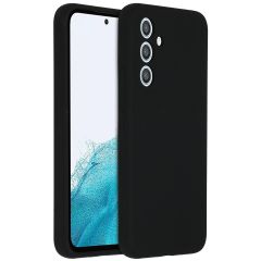 Accezz Coque Liquid Silicone Samsung Galaxy A54 (5G) - Noir