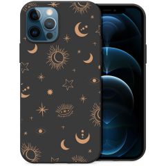 iMoshion Coque Design iPhone 12 (Pro) - Stars Sky