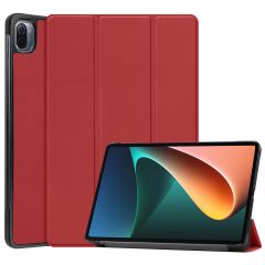 iMoshion Étui de tablette portefeuille Trifold Xiaomi Pad 5 / 5 Pro - Rouge