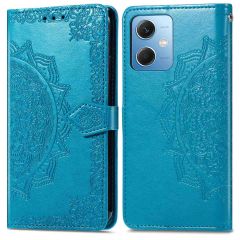 iMoshion Etui de téléphone portefeuille Mandala Xiaomi Redmi Note 12 - Turquoise