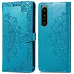 iMoshion Etui de téléphone portefeuille Mandala Sony Xperia 5 IV - Turquoise
