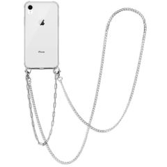 iMoshion Coque avec cordon + bracelet - Chaîne iPhone Xr - Argent