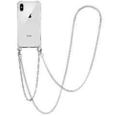 iMoshion Coque avec cordon + bracelet - Chaîne iPhone Xs / X -Argent
