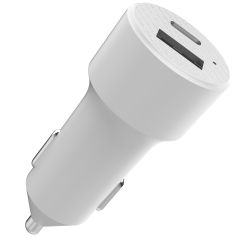 Accezz Car Charger 20W + Power Delivery - Blanc