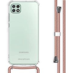 iMoshion Coque avec cordon Samsung Galaxy A22 (5G) - Rose Champagne