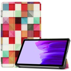 iMoshion Étui à rabat Design Trifold Galaxy Tab A7 Lite - Colors
