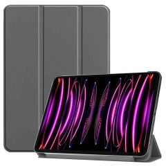 iMoshion Coque tablette Trifold iPad Pro 12.9 (2021 / 2022) - Gris